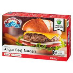 Al Safa Angus Beef Burgers 6 pcs